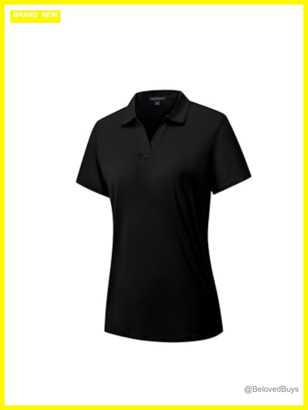 Women's Polo Shirt Short Sleeve Quick Dry UPF 50+ Golf Top V-Neck Slim Fit